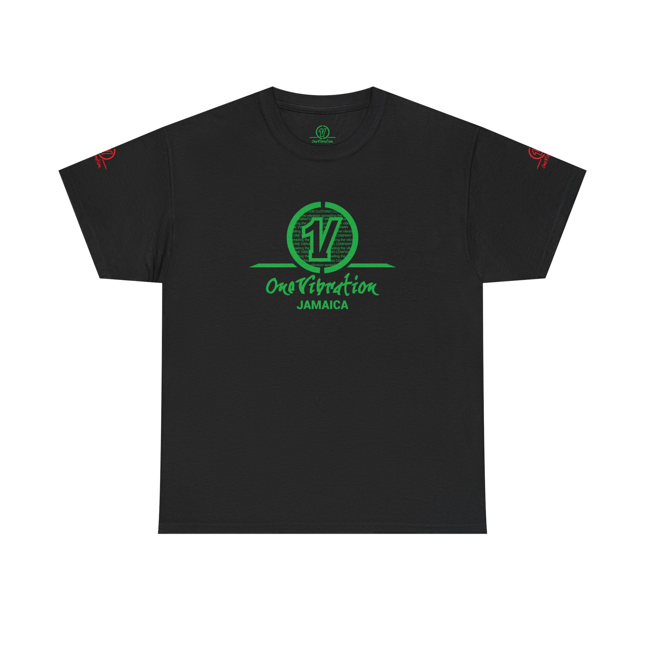 one vibration jamaica t shirt — reggae inspired logo tee one vibration jamaica t shirt — reggae inspired logo tee