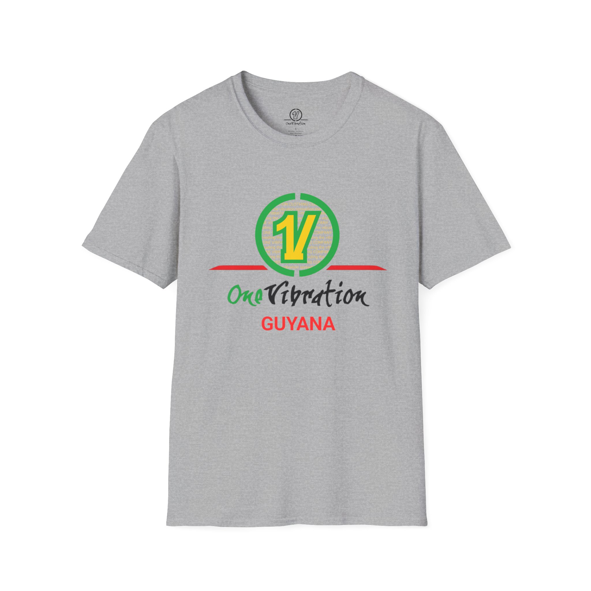 one vibration guyana t shirt — caribbean graphic tee one vibration guyana t shirt — caribbean graphic tee