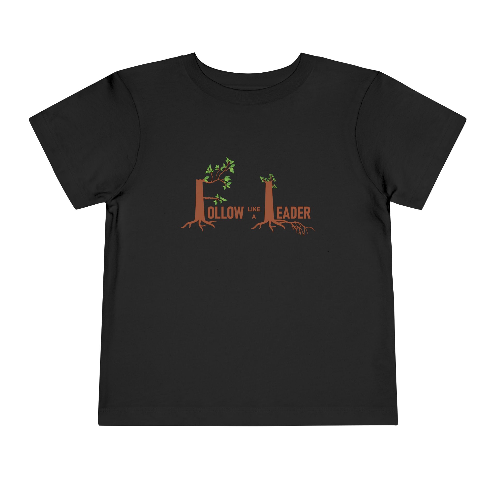 follow the leader toddler tee — cute tree trunk design for kids follow the leader toddler tee — cute tree trunk design for kids