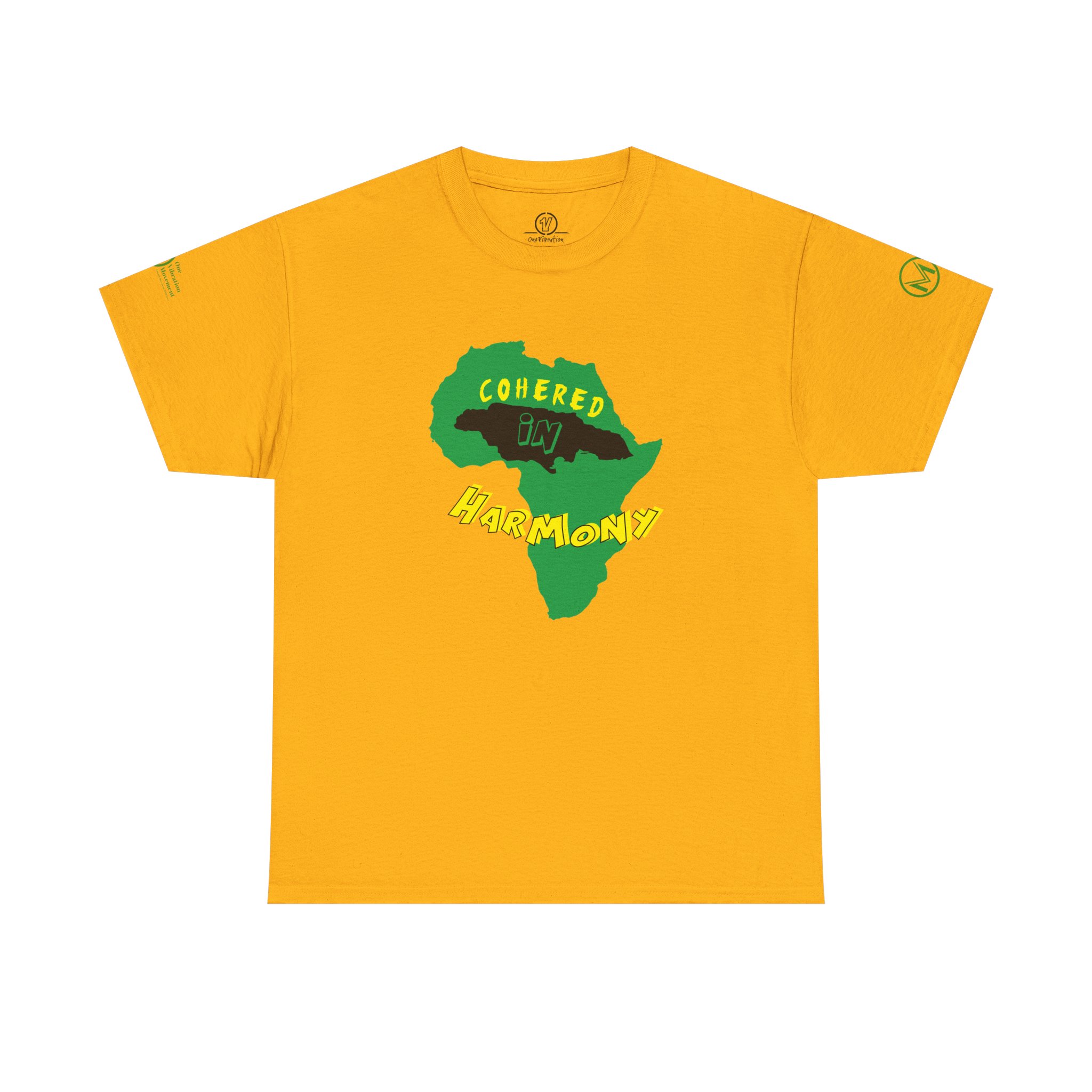 cohered in harmony t shirt — pan african unity tee cohered in harmony t shirt — pan african unity tee