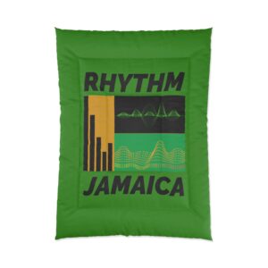 rhythm jamaica comforter reggae inspired green bedding
