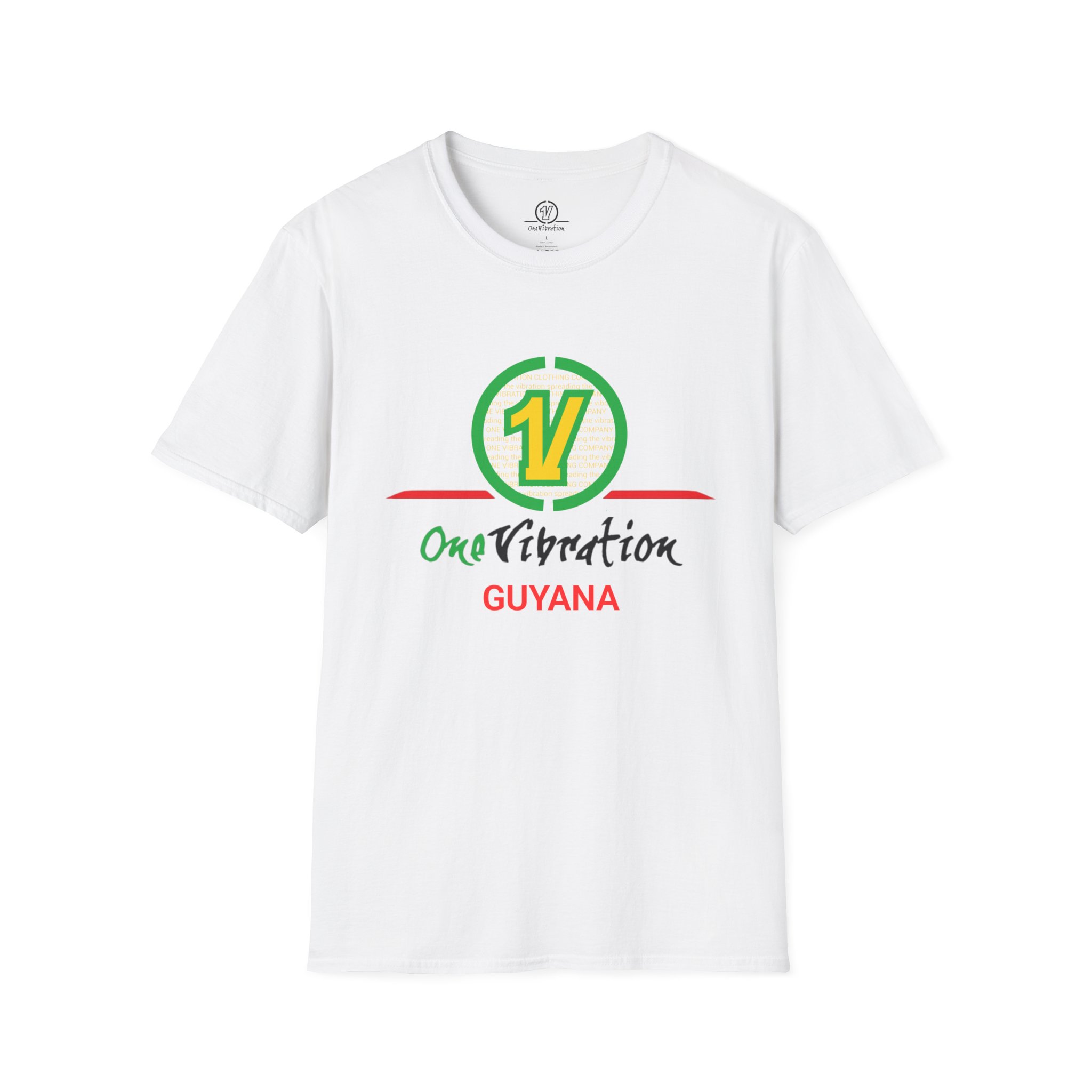 one vibration guyana t shirt — caribbean graphic tee one vibration guyana t shirt — caribbean graphic tee