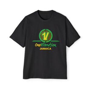 t‑shirt — one vibration jamaica graphic tee