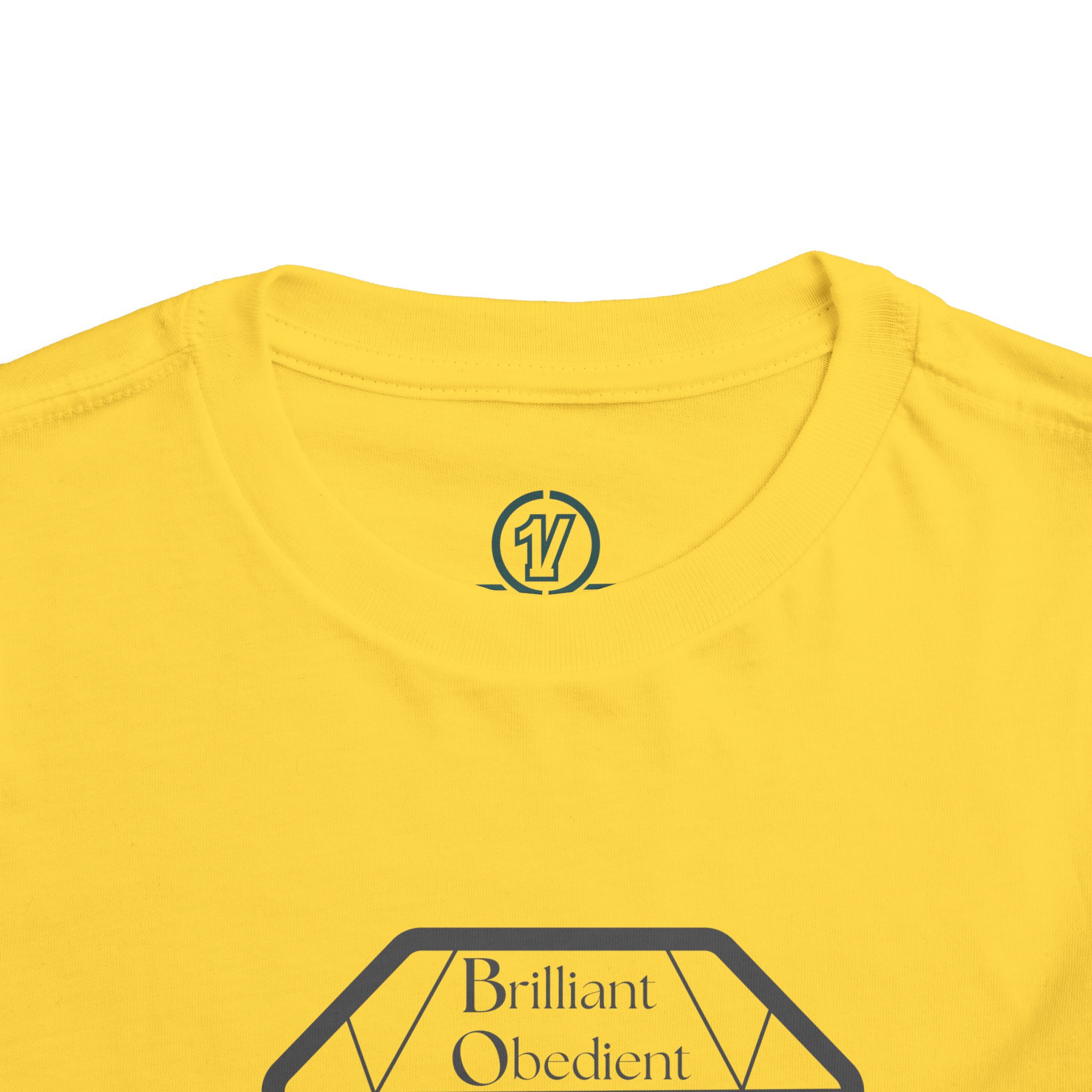 toddler tee — 'brilliant obedient yearning strong' diamond graphic toddler tee — 'brilliant obedient yearning strong' diamond graphic