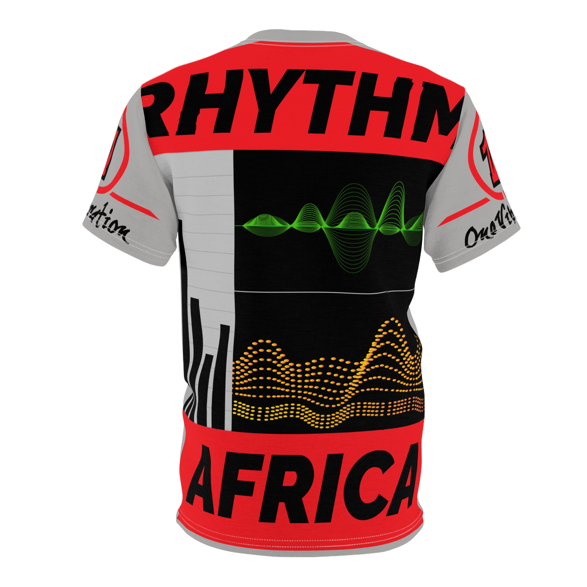 one vibration robin's bay tee — logo graphic all over print shirt one vibration robin's bay tee — logo graphic all over print shirt