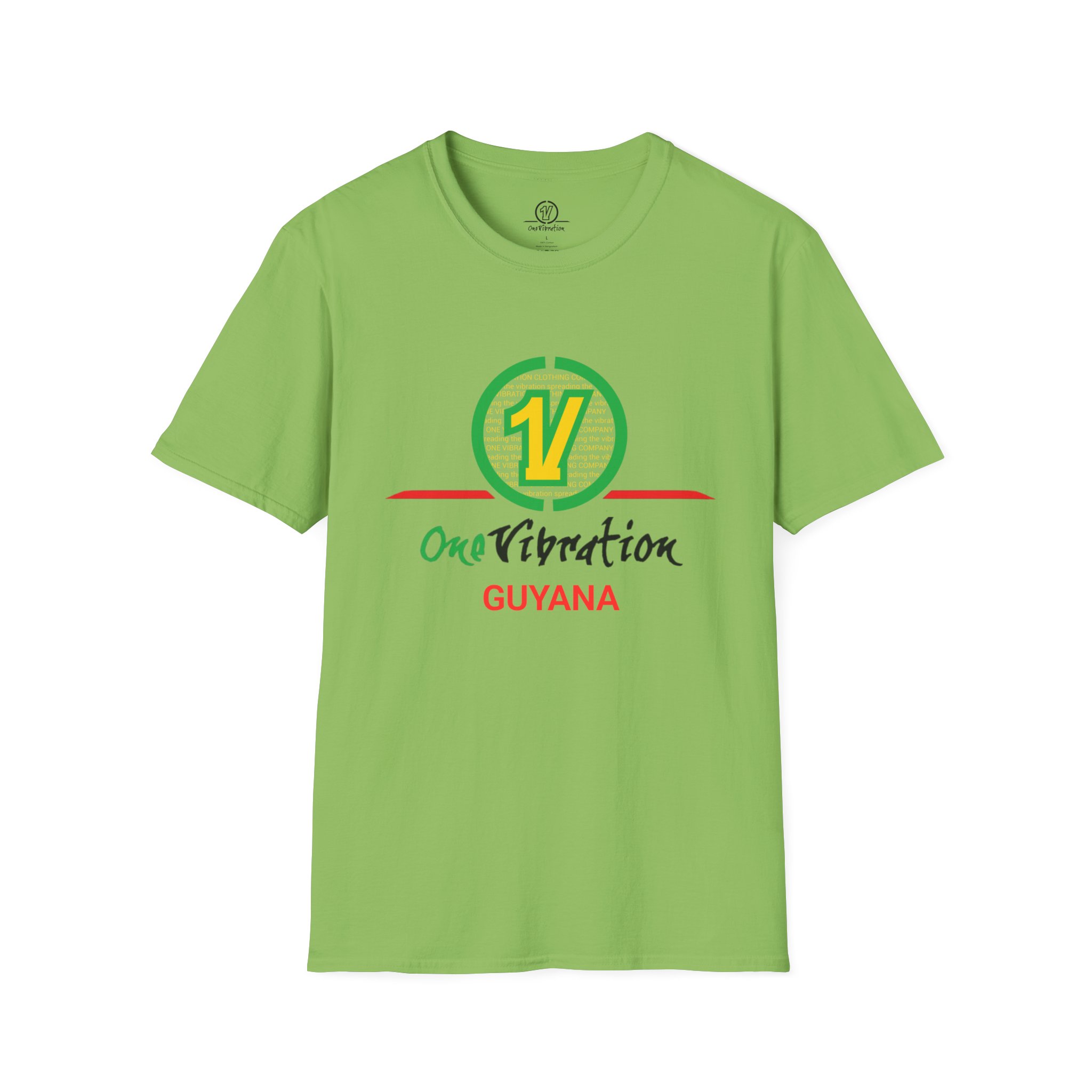 one vibration guyana t shirt — caribbean graphic tee one vibration guyana t shirt — caribbean graphic tee