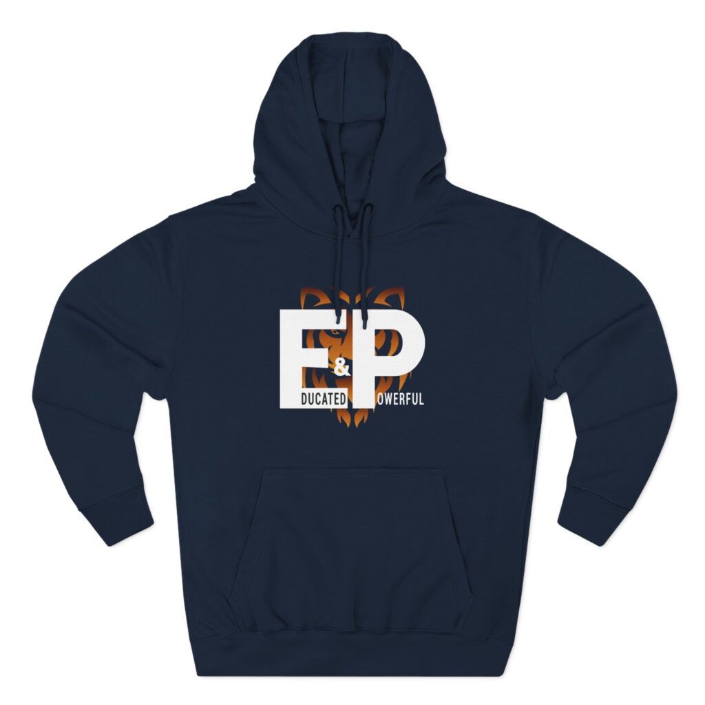 educated & powerful ep hoodie — overvictorious logo fleece pullover