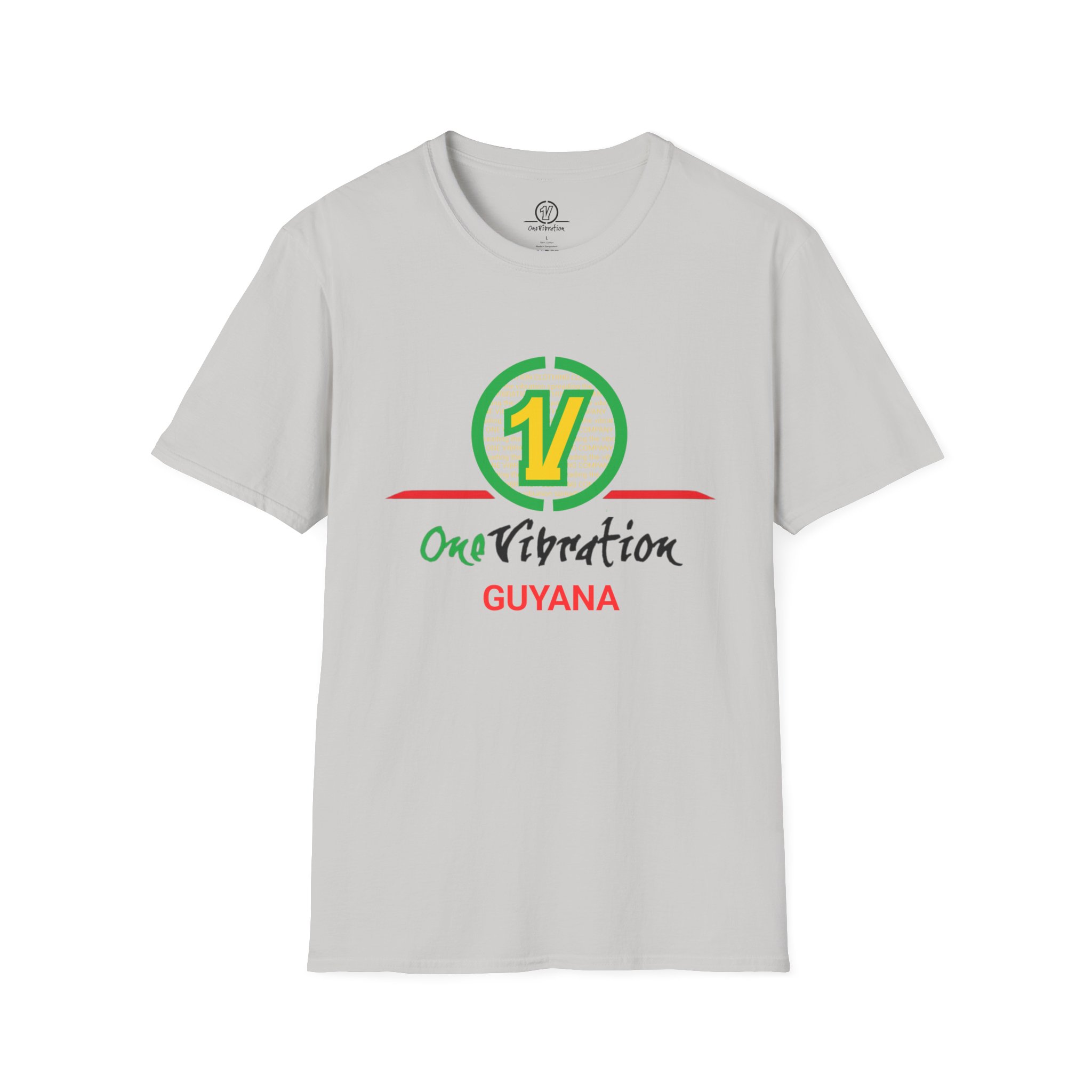 one vibration guyana t shirt — caribbean graphic tee one vibration guyana t shirt — caribbean graphic tee