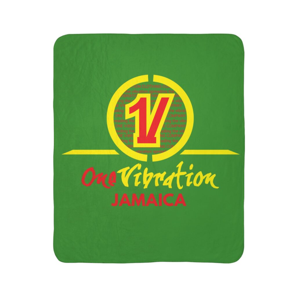 jamaica one vibration fleece sherpa blanket