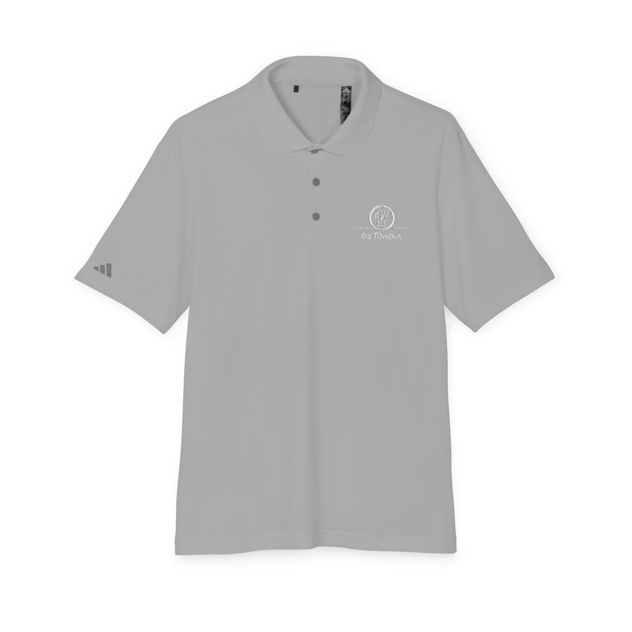performance polo — high‑visibility orange with subtle white logo performance polo — high‑visibility orange with subtle white logo