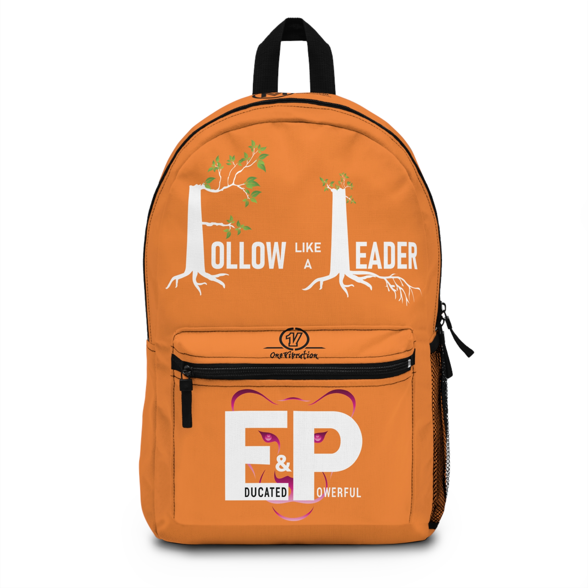 follow like a leader backpack — educated & powerful inspirational school bag follow like a leader backpack — educated & powerful inspirational school bag