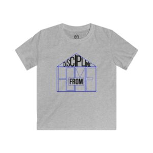 kids t‑shirt — "discipline from home" graphic tee for children