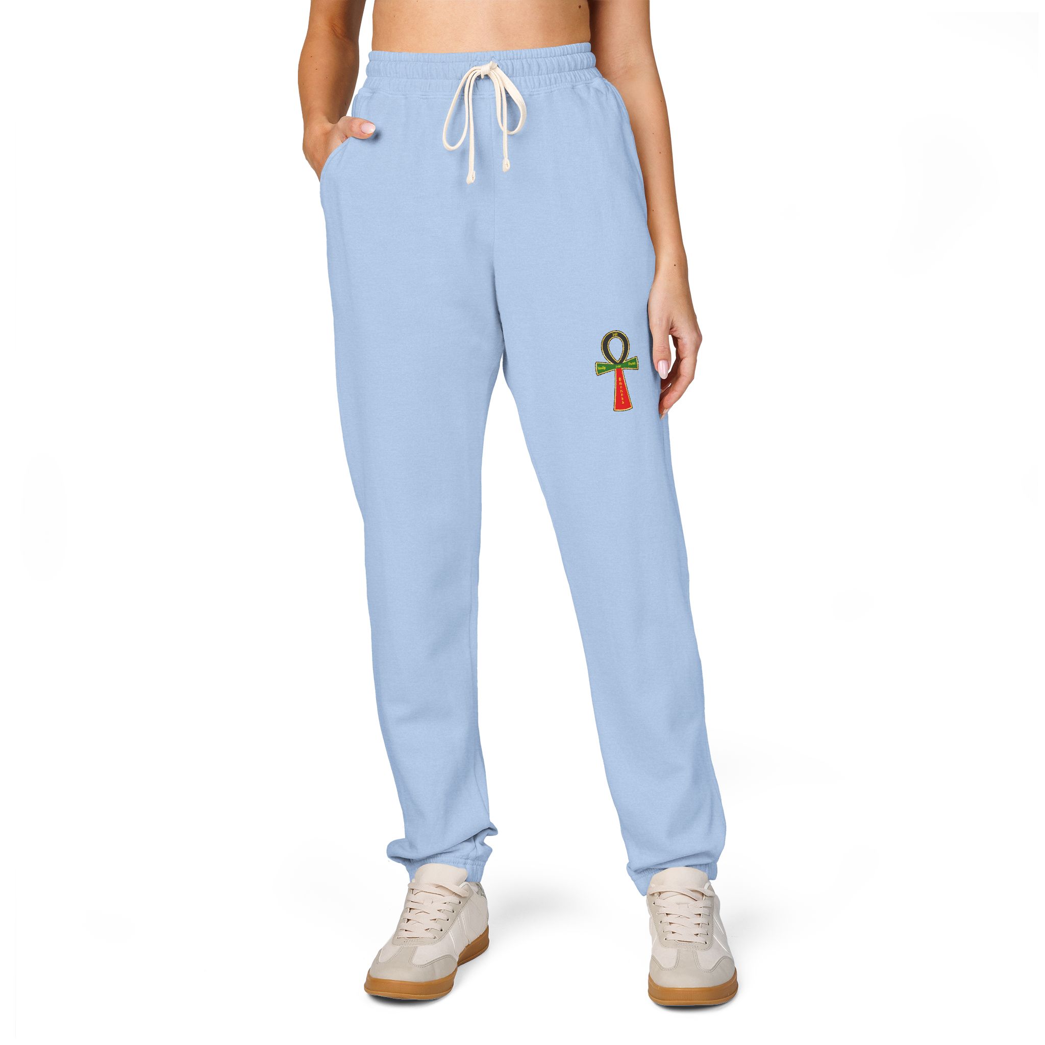 anhk graphic sweatpants — casual fleece joggers anhk graphic sweatpants — casual fleece joggers