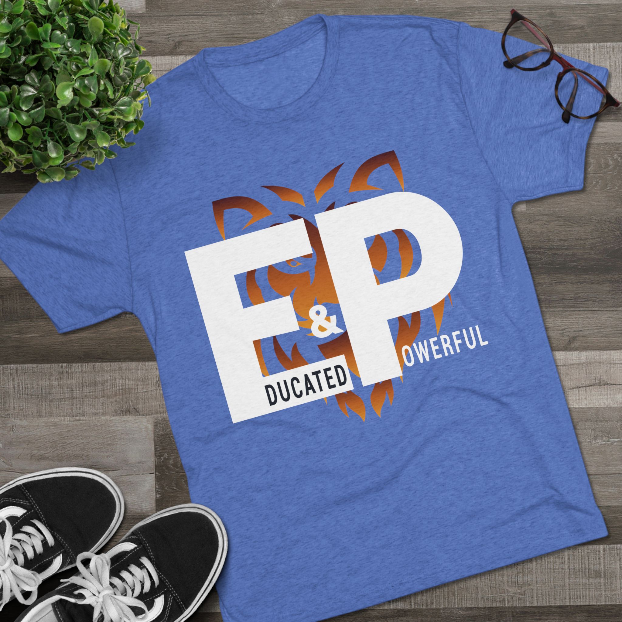 educated & powerful (e&p) tiger graphic tee educated & powerful (e&p) tiger graphic tee