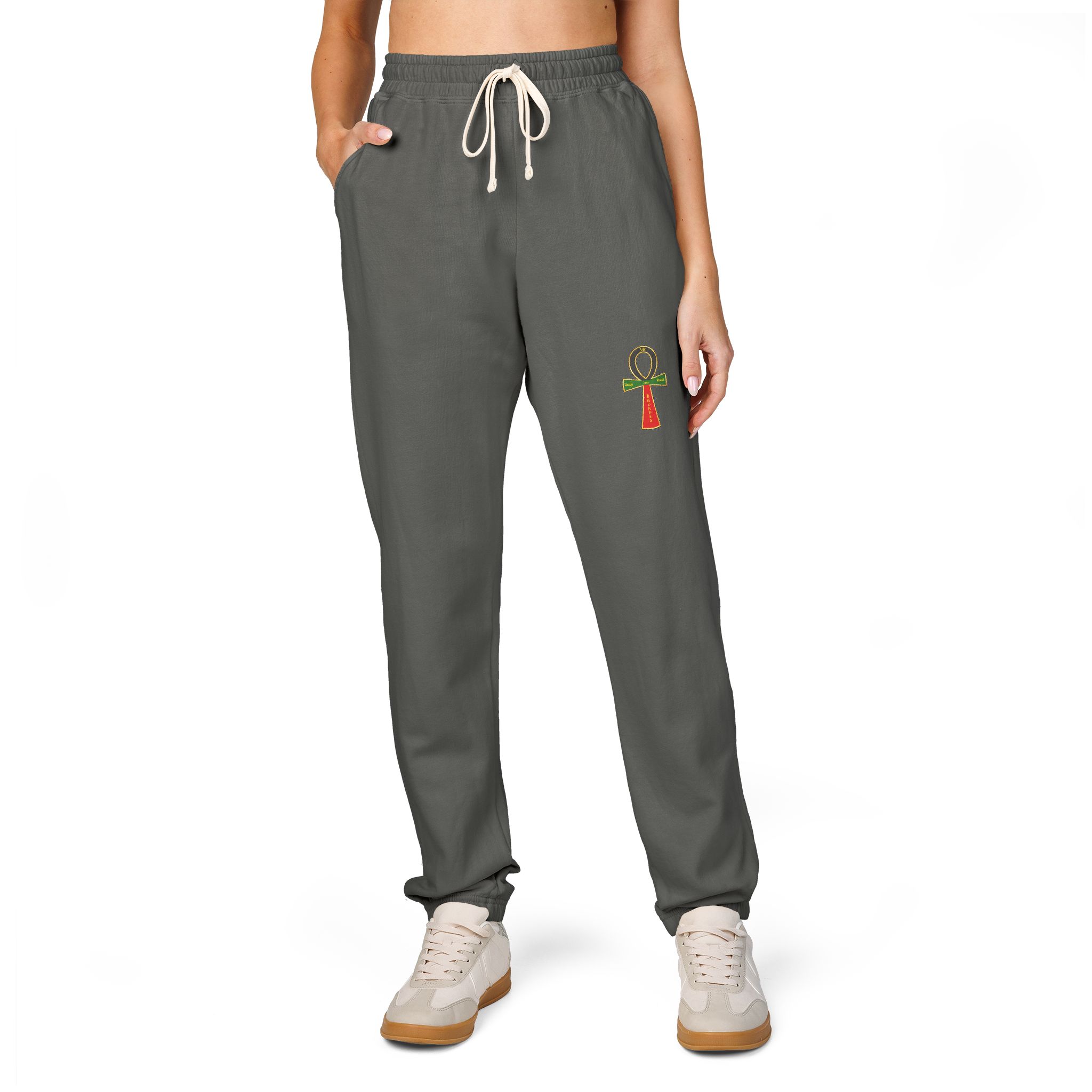 anhk graphic sweatpants — casual fleece joggers anhk graphic sweatpants — casual fleece joggers