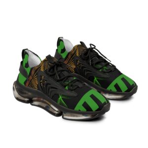 mesh sneakers — green tech athletic shoes