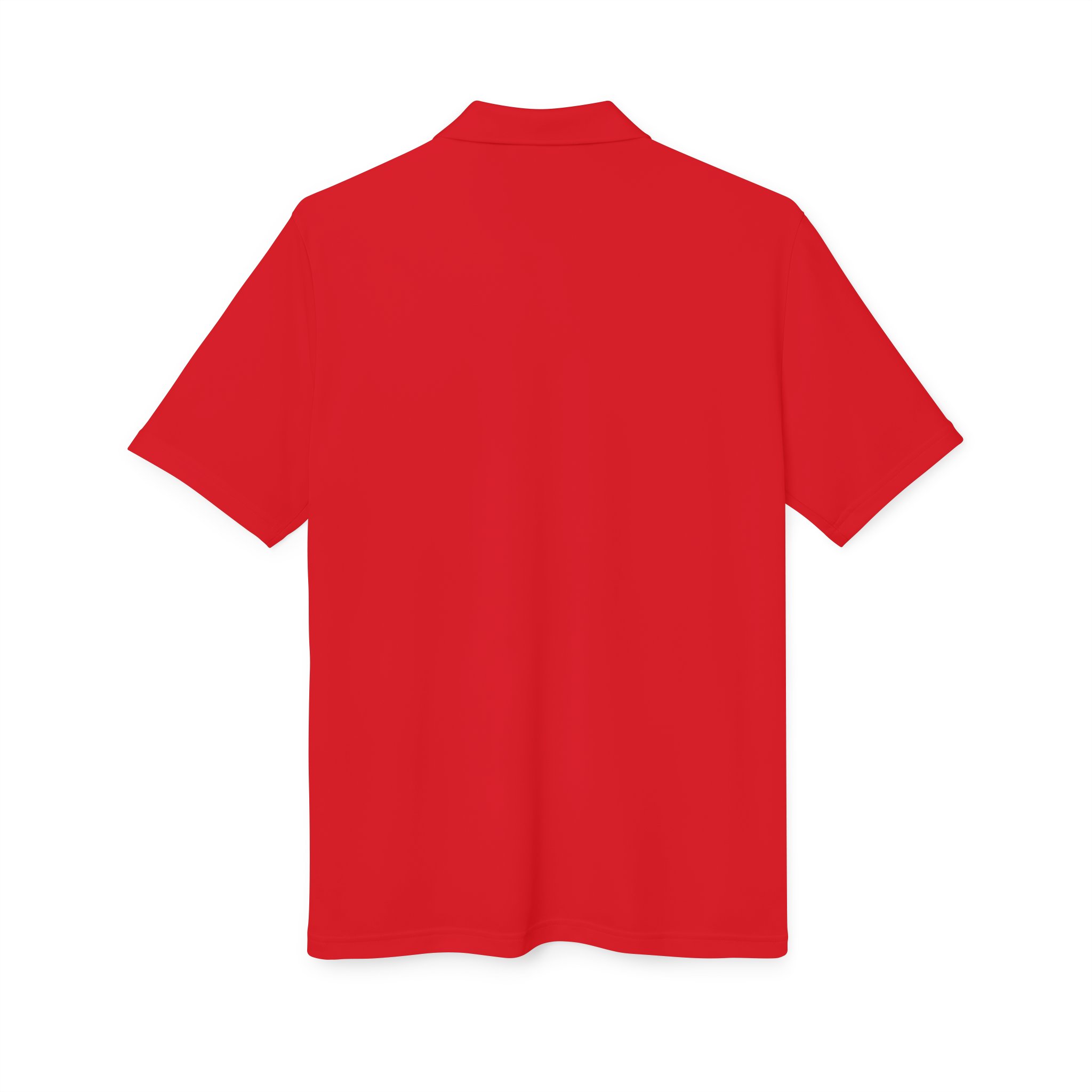 performance polo — high‑visibility orange with subtle white logo performance polo — high‑visibility orange with subtle white logo