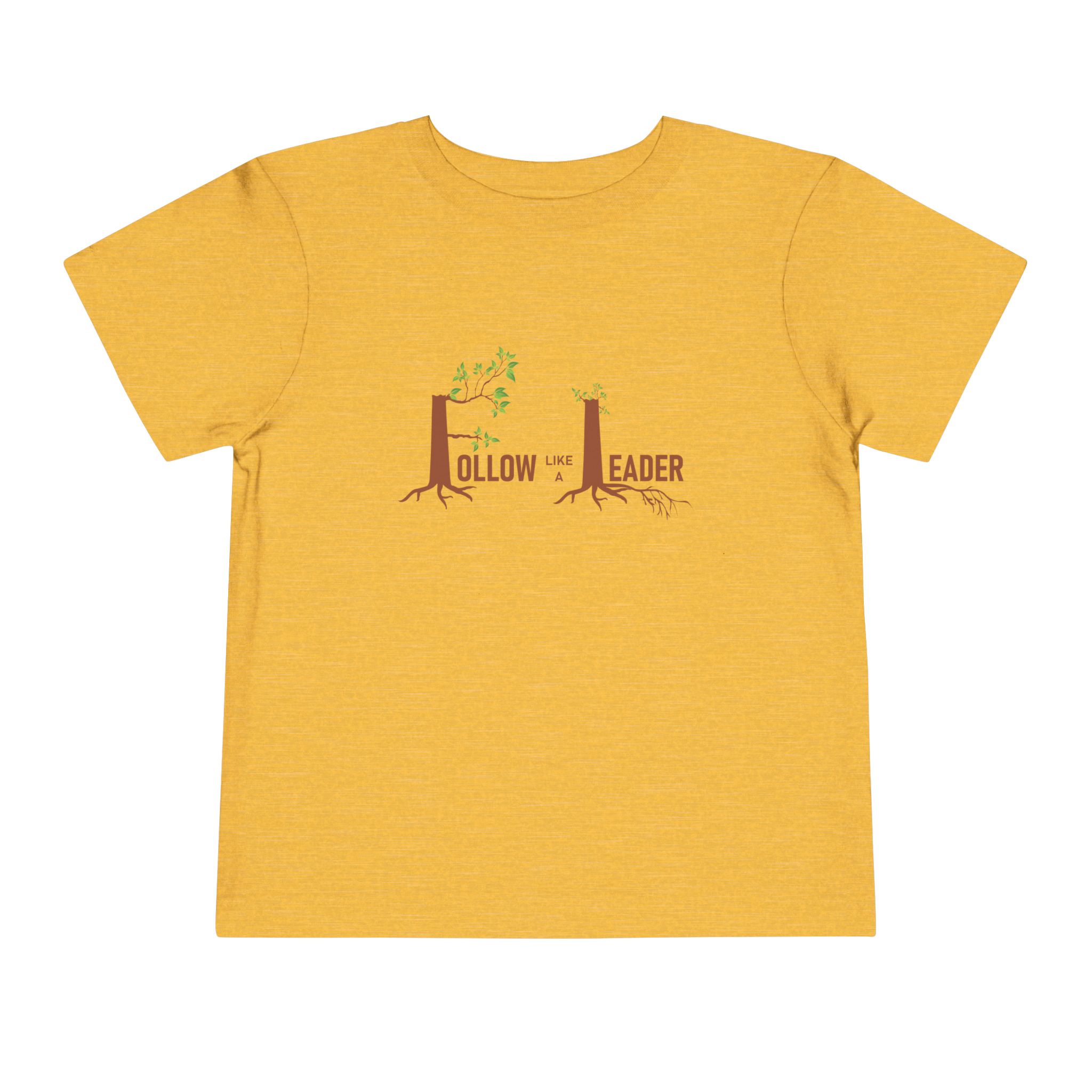 follow the leader toddler tee — cute tree trunk design for kids follow the leader toddler tee — cute tree trunk design for kids