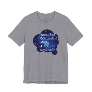 mother acronym tee – "wonderful outstanding mother authentic noticeable" graphic t shirt