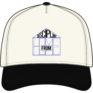 two tone cap — “discipline from home” house logo hat