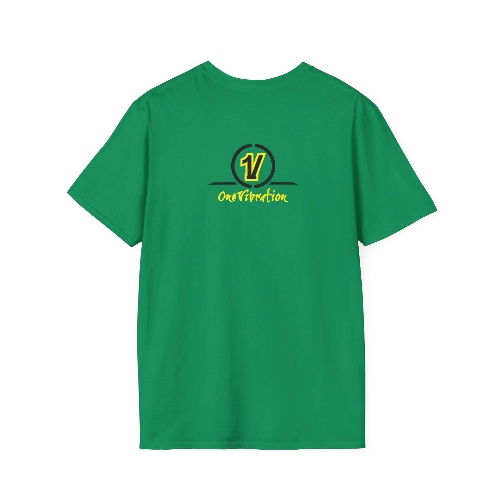 one vibration jamaica logo t shirt — reggae vibes green tee one vibration jamaica logo t shirt — reggae vibes green tee