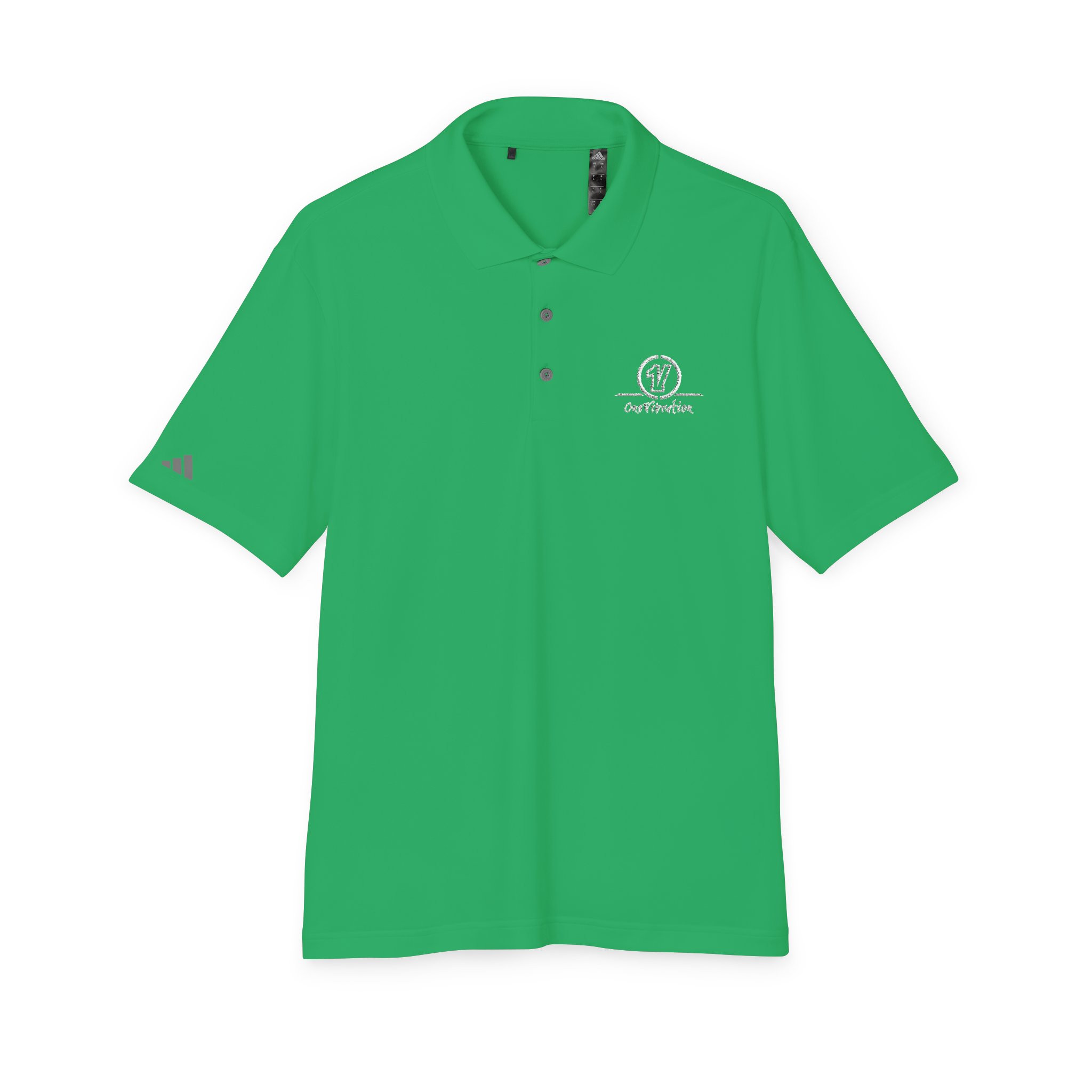 performance polo — high‑visibility orange with subtle white logo performance polo — high‑visibility orange with subtle white logo