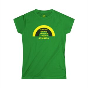 lady acronymtee 'i am my ancestors' retro rainbow design