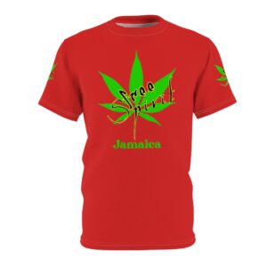 t shirt — "free spirit" marijuana leaf graphic tee