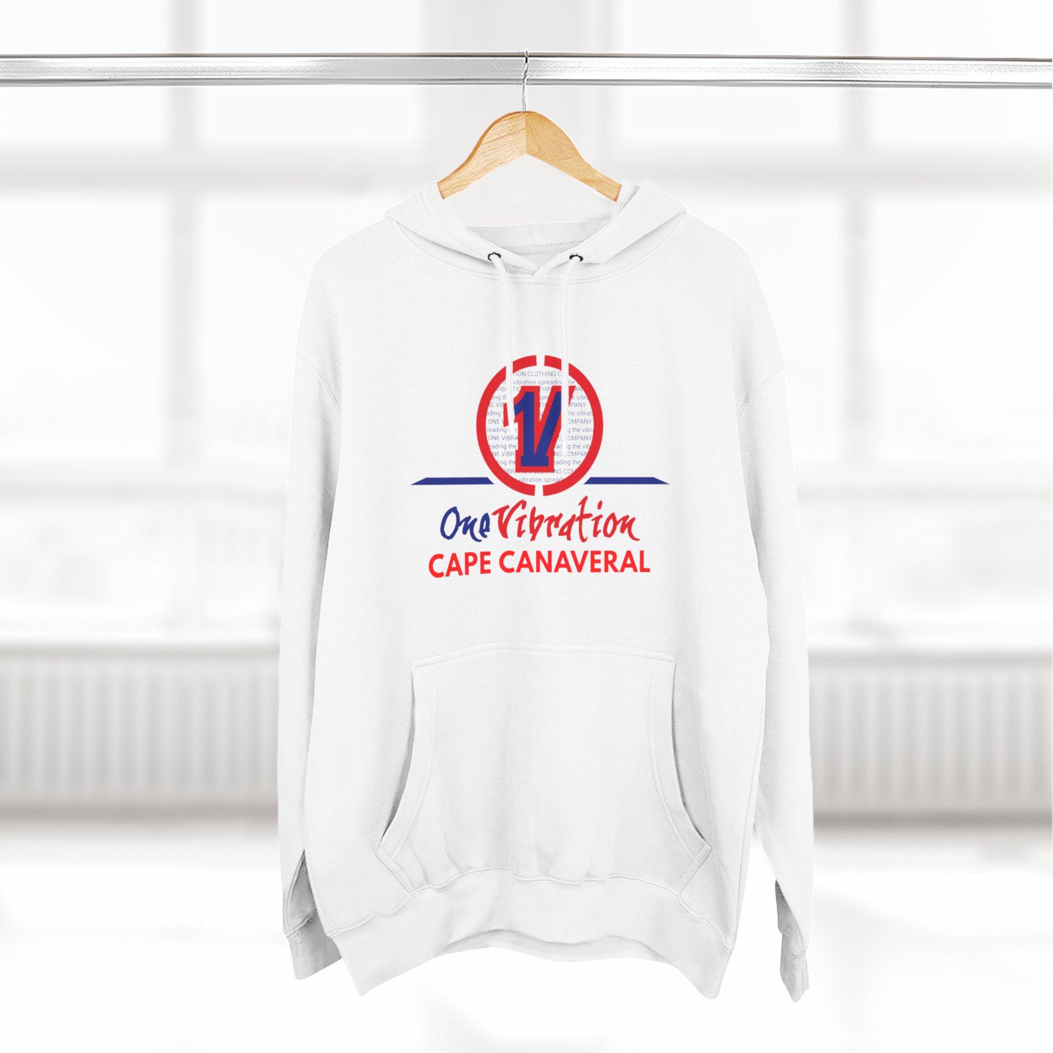 cape canaveral "one vibration" hoodie space launch graphic fleece cape canaveral "one vibration" hoodie space launch graphic fleece