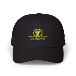 vibes circle embroidered dad cap — classic casual baseball hat