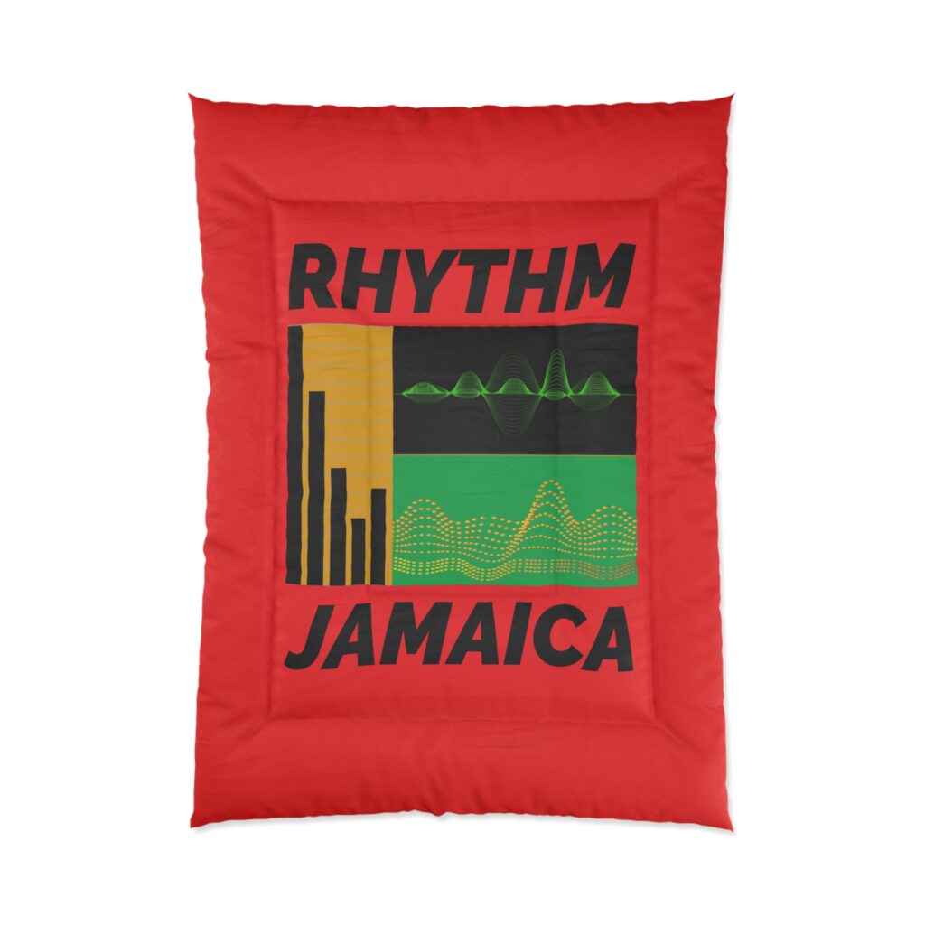 rhythm jamaica comforter reggae flag inspired bedding