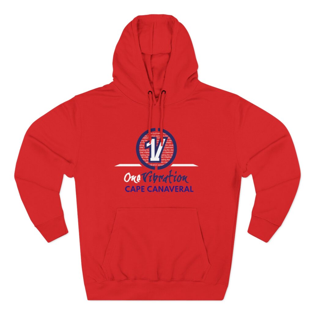 cape canaveral vibration logo hoodie — space shuttle launch crew fleece