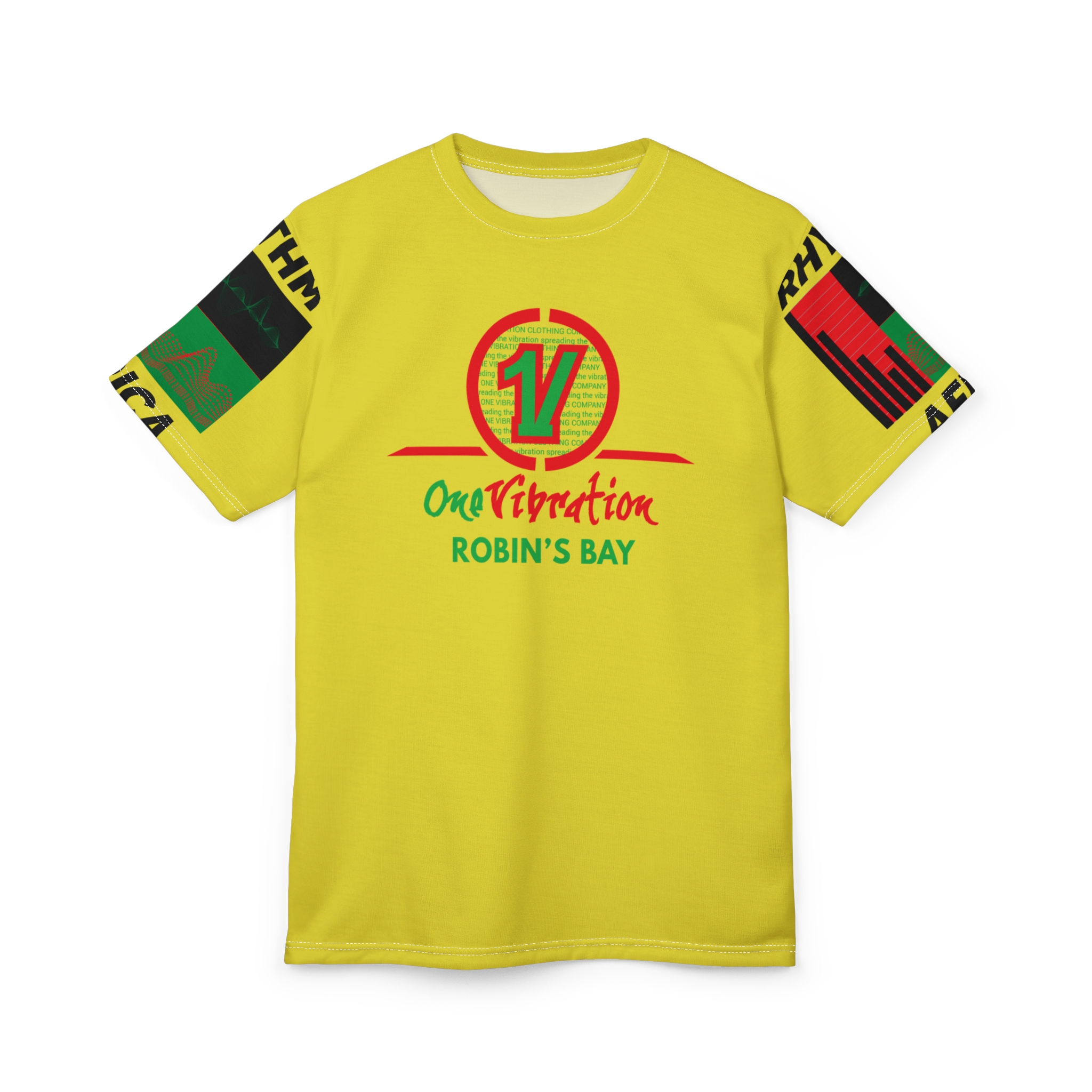 one vibration robin's bay tee — reggae rasta graphic t shirt one vibration robin's bay tee — reggae rasta graphic t shirt