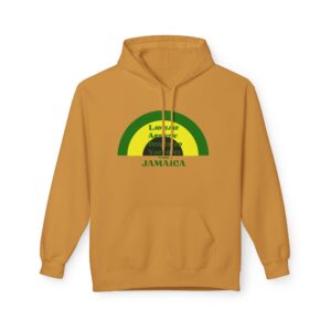Home jamaica rainbow hoodie – 'laughter always wins' reggae vibe sweatshirt