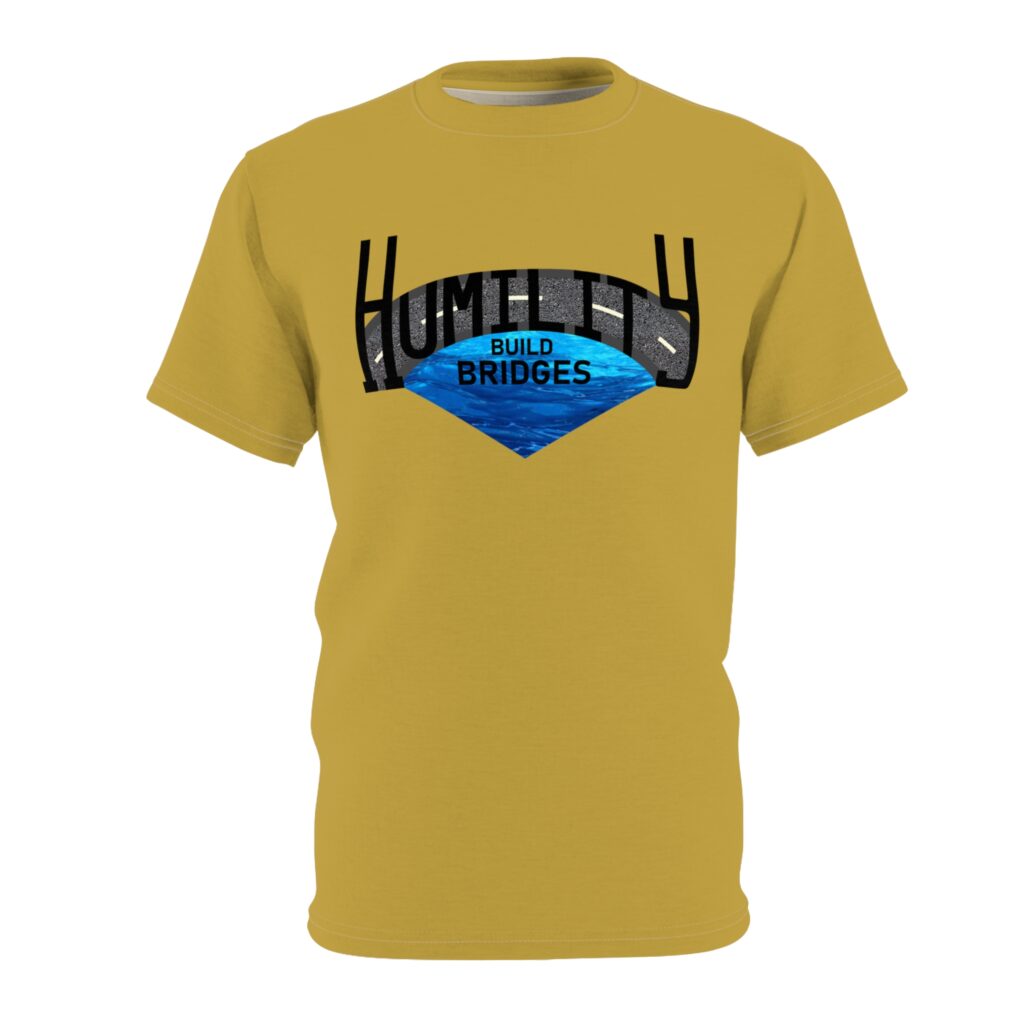 build bridges tee — inspirational bridge graphic cotton shirt