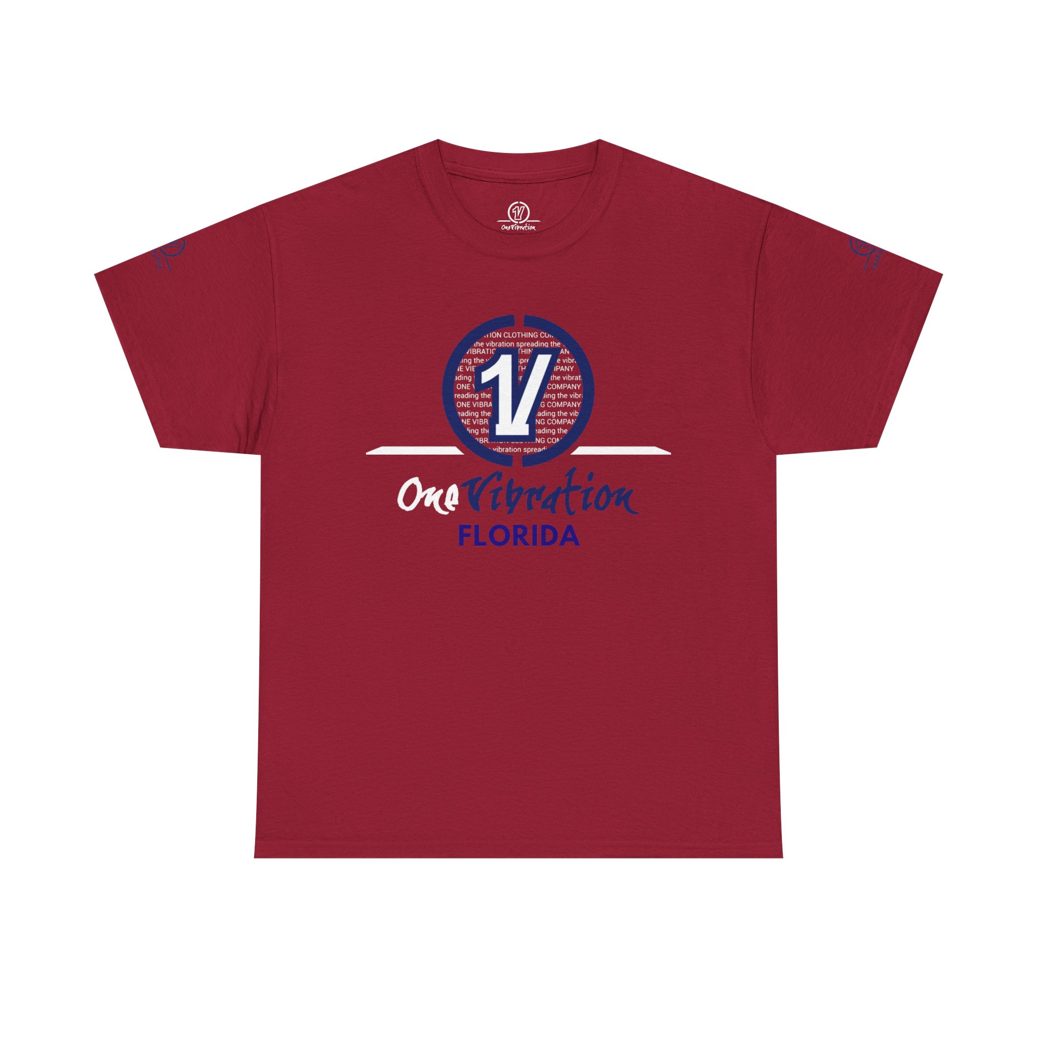 one vibration florida graphic tee — red beach vibes t shirt one vibration florida graphic tee — red beach vibes t shirt