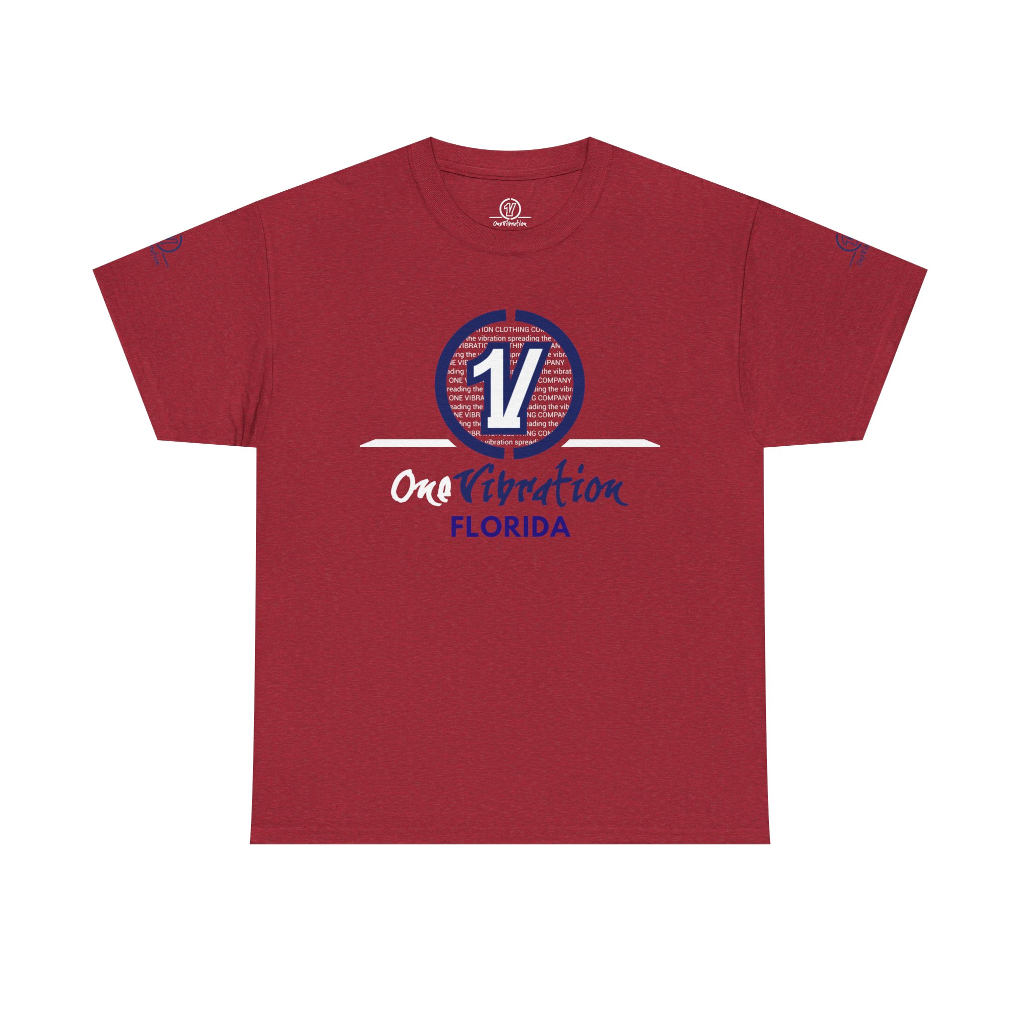 one vibration florida graphic tee — red beach vibes t shirt one vibration florida graphic tee — red beach vibes t shirt