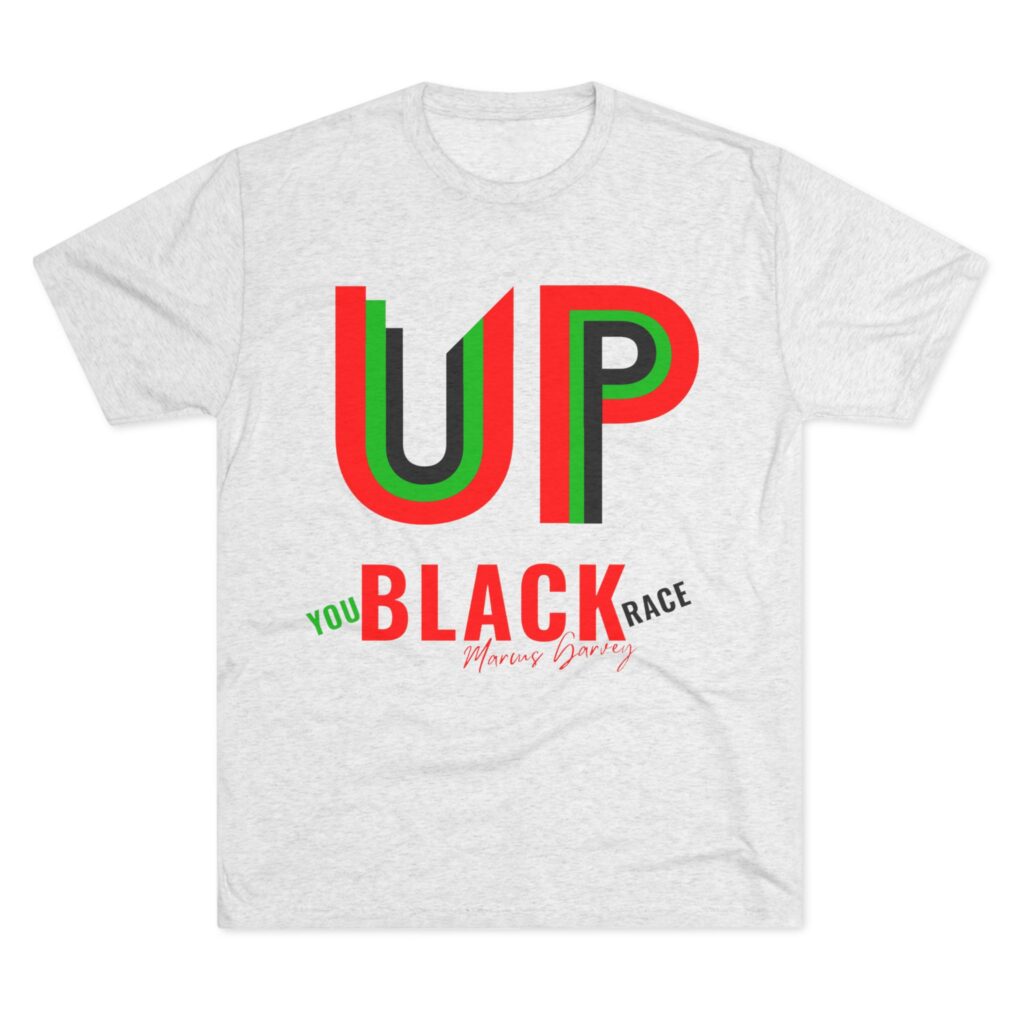 up black tee — "you black race" afrocentric empowerment shirt