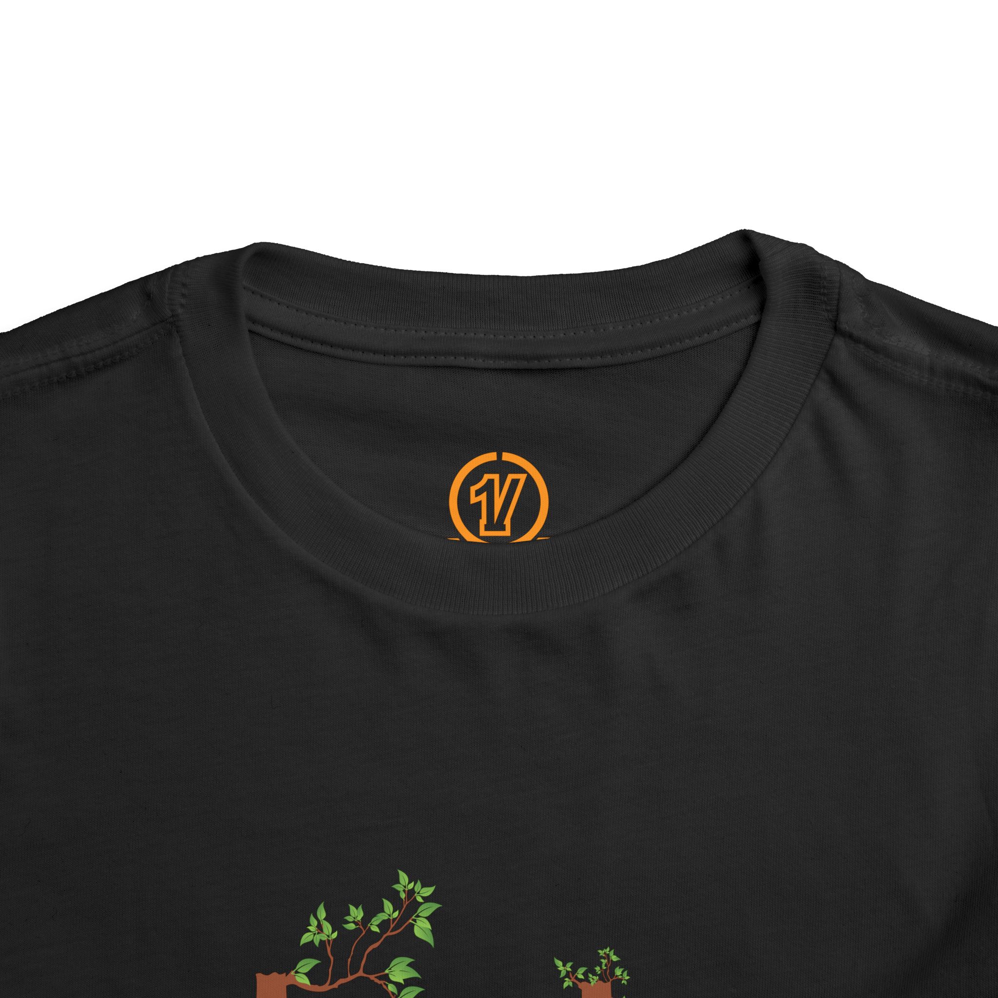 follow the leader toddler tee — cute tree trunk design for kids follow the leader toddler tee — cute tree trunk design for kids