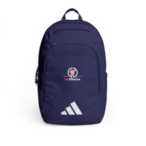 Home embroidered defender 5 adidas backpack — custom 'v' crest school & sports bag
