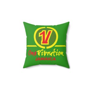 one vibration jamaica decorative pillow