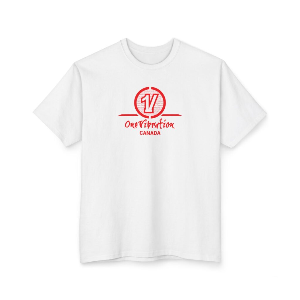 ourvibration canada logo t shirt