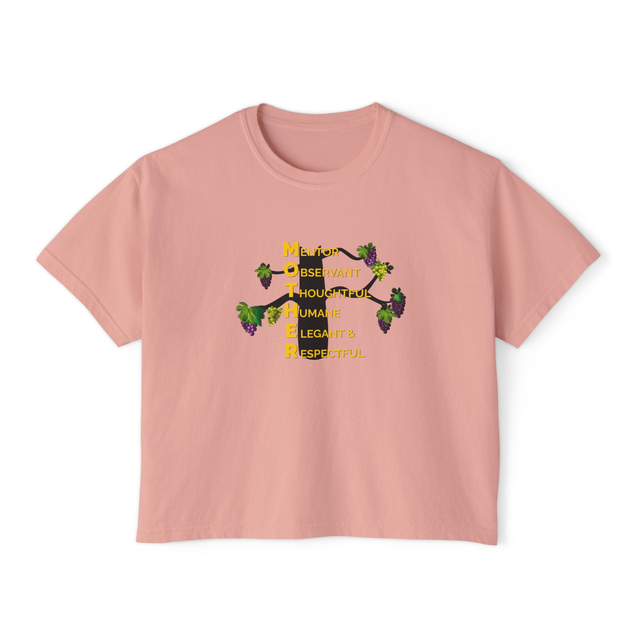 mother acronym— floral empowerment graphic tee (respectful, elegant, thoughtful) mother acronym— floral empowerment graphic tee (respectful, elegant, thoughtful)