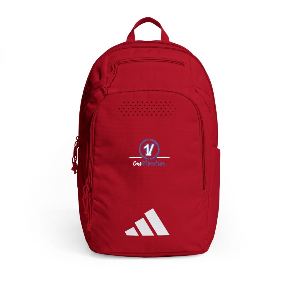 embroidered adidas defender 5 backpack — custom logo school & travel pack