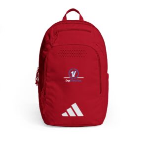 Home embroidered adidas defender 5 backpack — custom logo school & travel pack