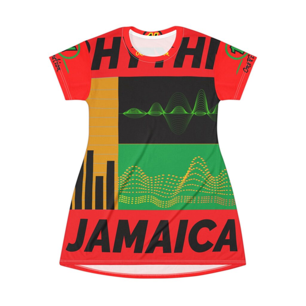 rhythm jamaica graphic t shirt dress
