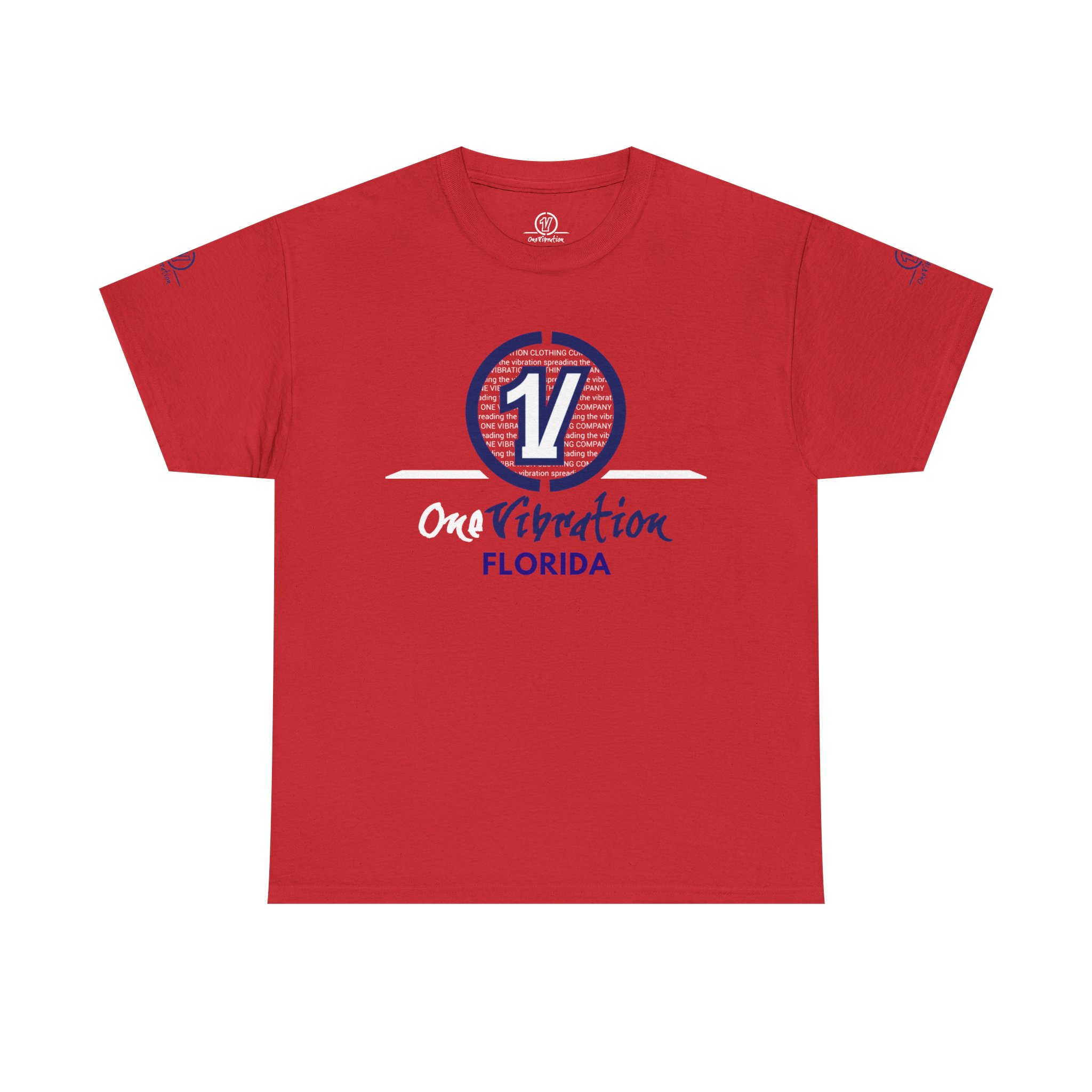 one vibration florida graphic tee — red beach vibes t shirt one vibration florida graphic tee — red beach vibes t shirt