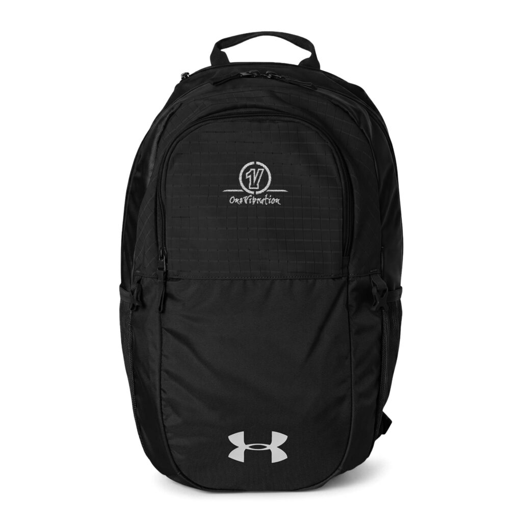 under armour embroidered sports backpack – durable athletic daypack with logo