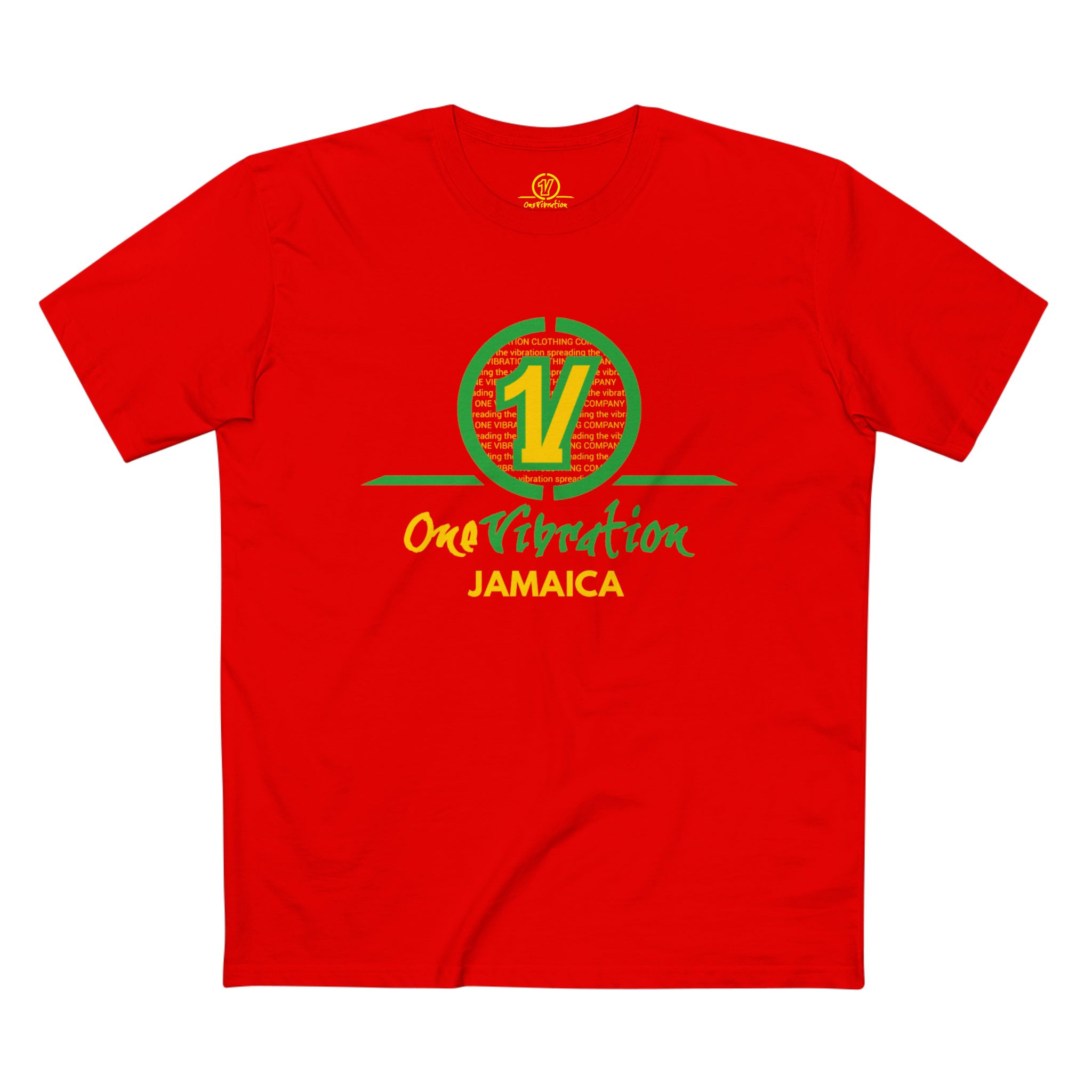 onevibration jamaica t shirt — reggae vibe red tee onevibration jamaica t shirt — reggae vibe red tee