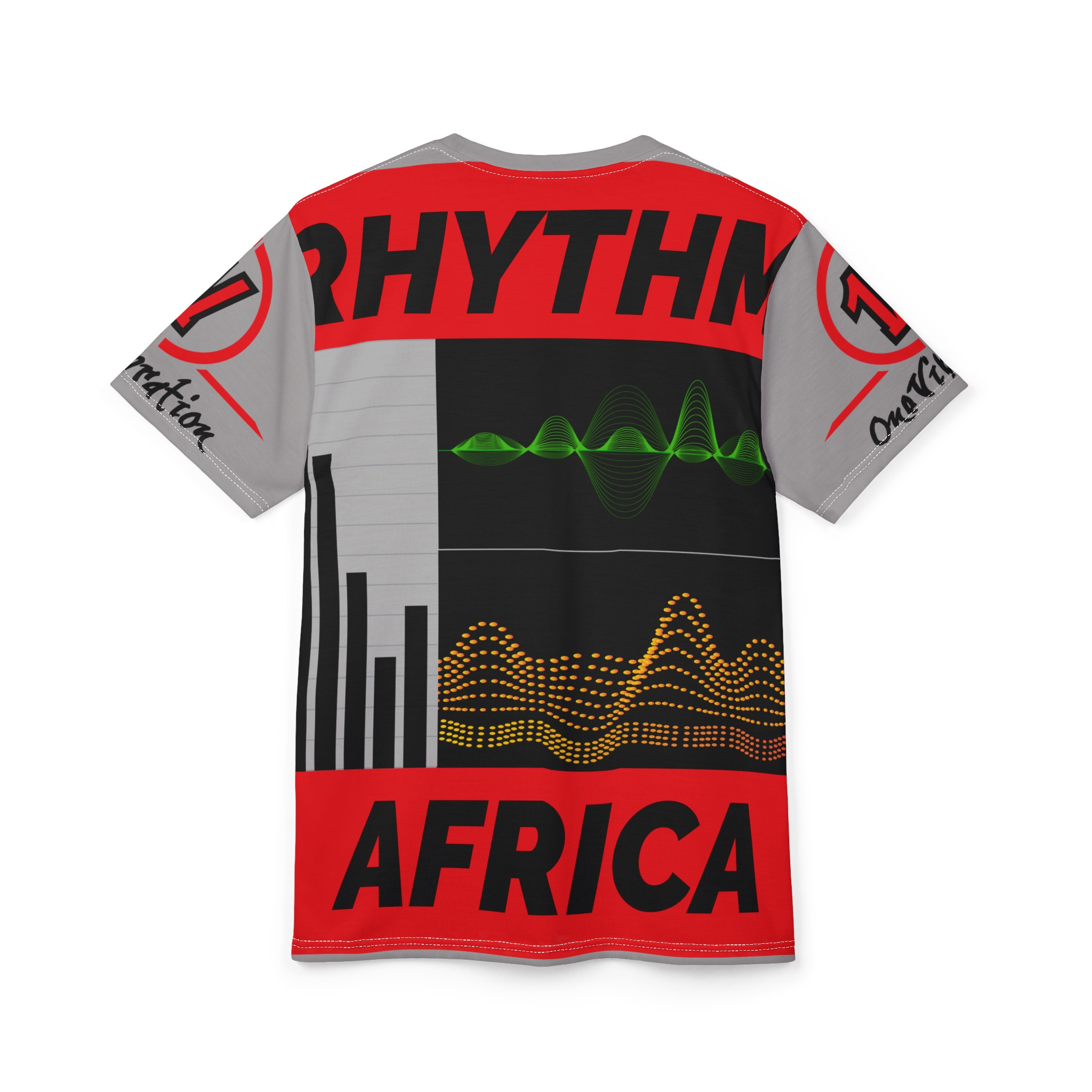 one vibration robin's bay tee — logo graphic all over print shirt one vibration robin's bay tee — logo graphic all over print shirt